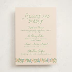 Baby Shower Bar Signs