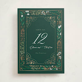 Foil-Pressed Party Table Numbers
