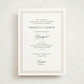 Mitzvah Invitations