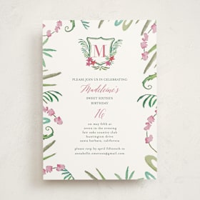 Sweet Sixteen Party Invitations