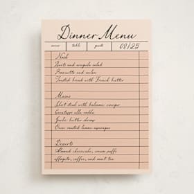Party Menus