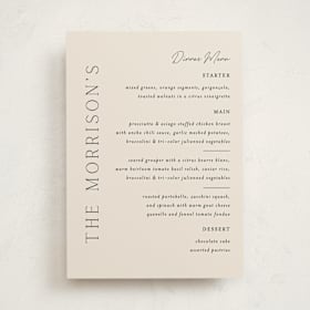 Party Menus