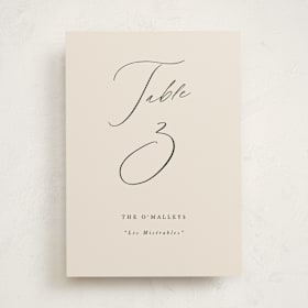 Party Table Numbers