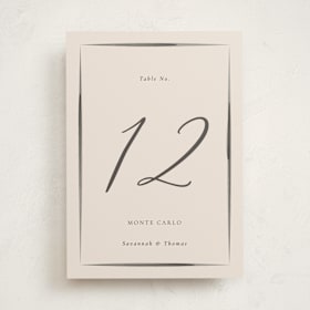 Party Table Numbers