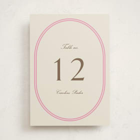Party Table Numbers