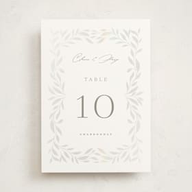 Gloss-Press® Table Numbers