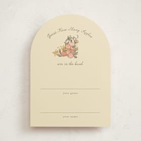 Baby Shower Game Cards