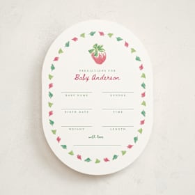 Baby Shower Game Cards
