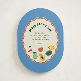 Baby Shower Game Cards