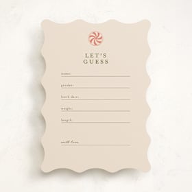 Baby Shower Game Cards