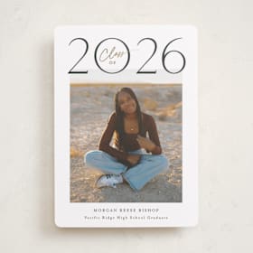 Foil-Pressed Graduation Announcements