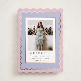 Foil-Pressed Graduation Announcements