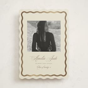 Foil-Pressed Graduation Announcements