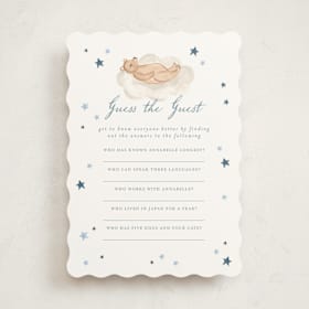 Baby Shower Game Cards
