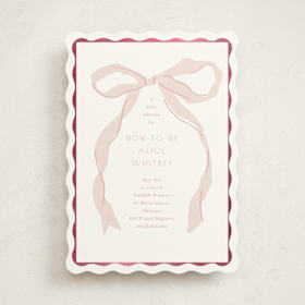 Foil-Pressed Baby Shower Invitations