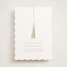 Foil-Pressed Graduation Party Invitations