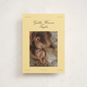 Birth Announcement Petite Cards