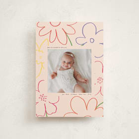 Birth Announcement Petite Cards