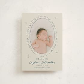 Birth Announcement Petite Cards