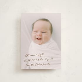 Birth Announcement Postcards