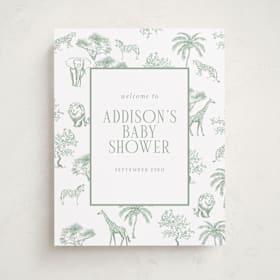 Baby Shower Welcome Signs