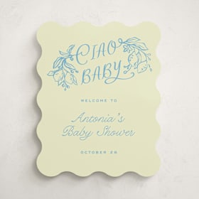 Baby Shower Welcome Signs