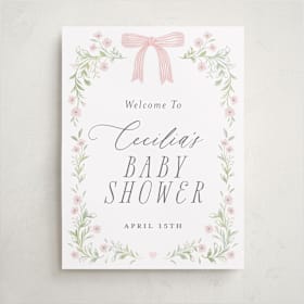 Baby Shower Welcome Signs