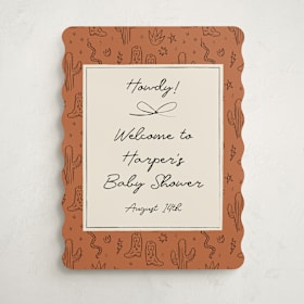 Baby Shower Welcome Signs