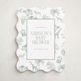 Baby Shower Welcome Signs