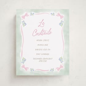 Baby Shower Bar Signs