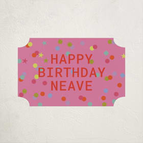Children's Birthday Party Stickers