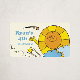 Children's Birthday Party Stickers