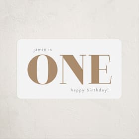 Children's Birthday Party Stickers