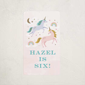 Children's Birthday Party Stickers