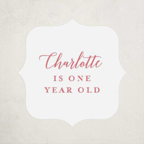 Children's Birthday Party Stickers