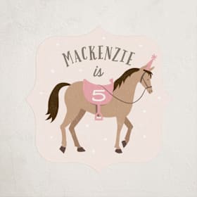 Children's Birthday Party Stickers