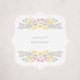 Children's Birthday Party Stickers