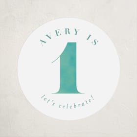 Children's Birthday Party Stickers