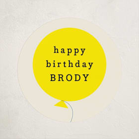Children's Birthday Party Stickers