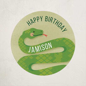 Children's Birthday Party Stickers