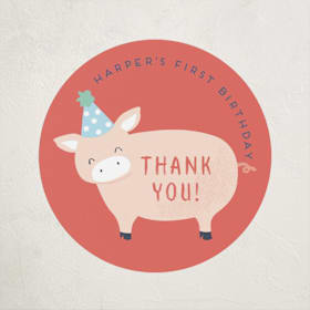 Children's Birthday Party Stickers