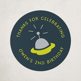 Children's Birthday Party Stickers