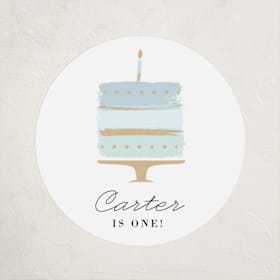 Children's Birthday Party Stickers