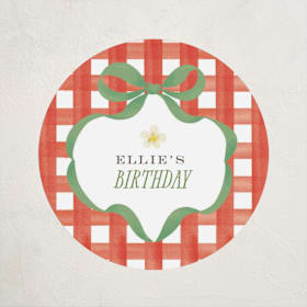 Children's Birthday Party Stickers