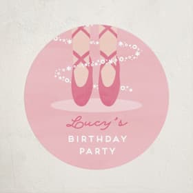 Children's Birthday Party Stickers
