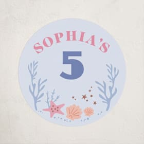 Children's Birthday Party Stickers