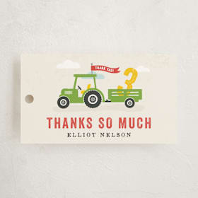 Children's Birthday Party Favor Tags
