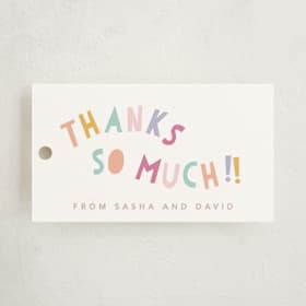 Children's Birthday Party Favor Tags