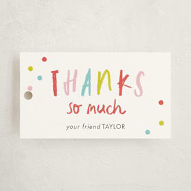Children's Birthday Party Favor Tags