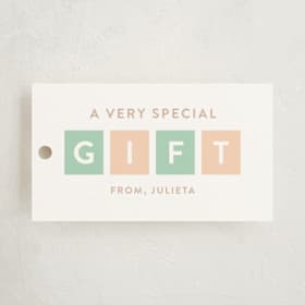 Children's Birthday Party Favor Tags